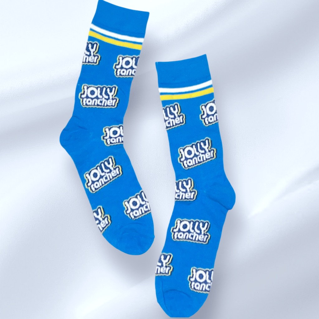 Jolly Rancher Novelty Crew Graphic Socks Nwt